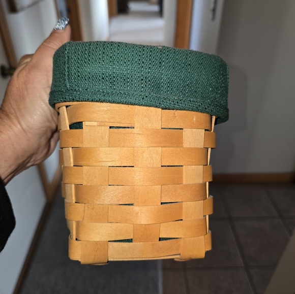 Longaberger Other - Longaberger Spoon Green and Tan Woven Basket